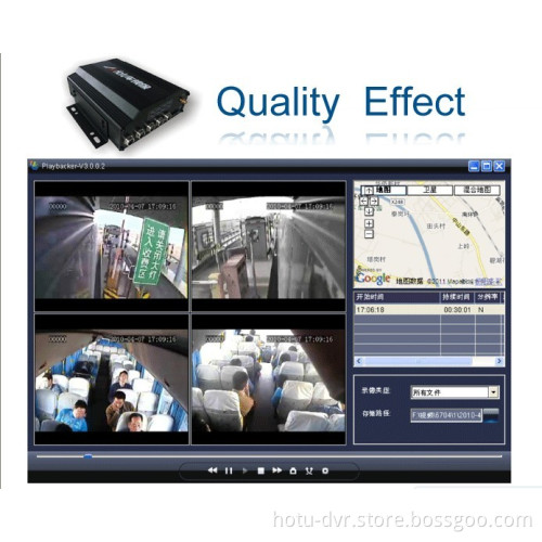 H. 264/HD/3G Mobile DVR for Car with GPS Ht-6606